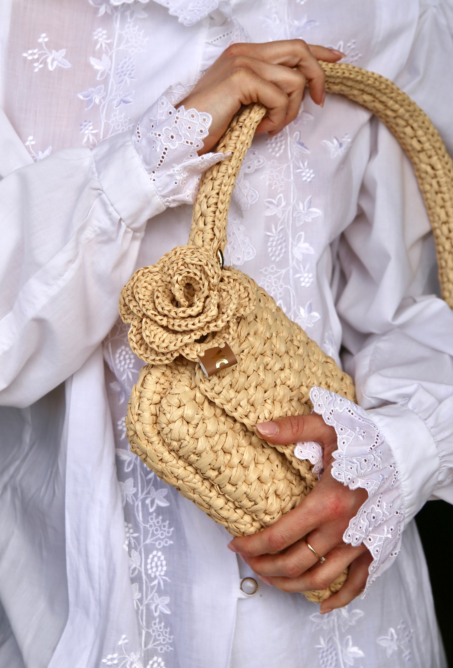 Fiore - Raffia Charm