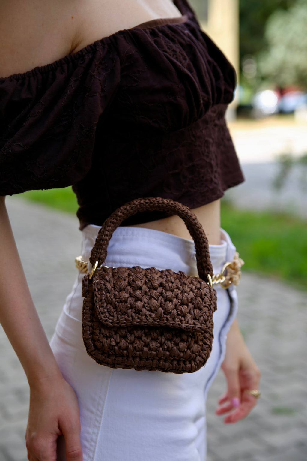 Micro Bag Chocolate Brown