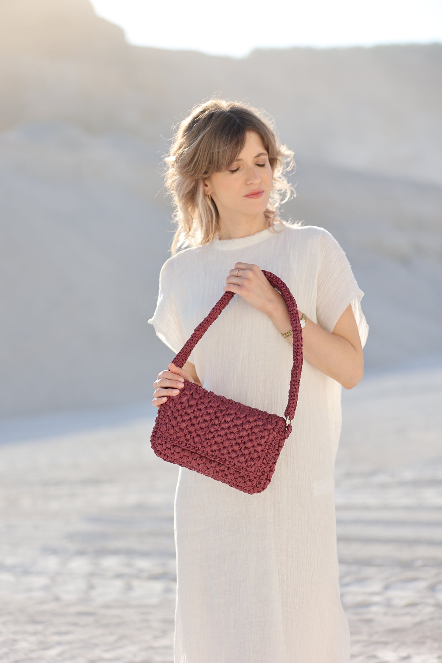 Baguette Bag Burgundy