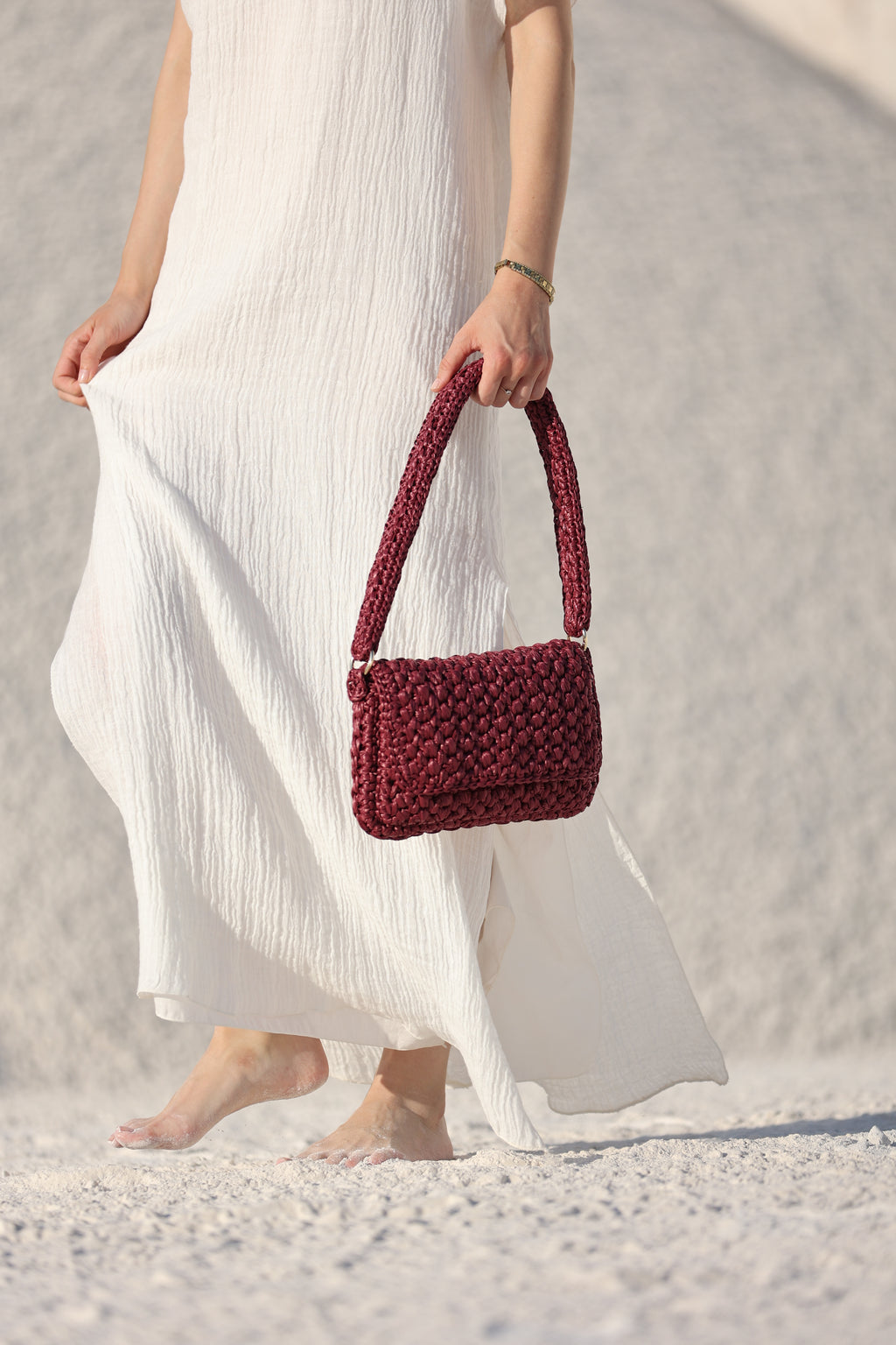 Baguette Bag Burgundy