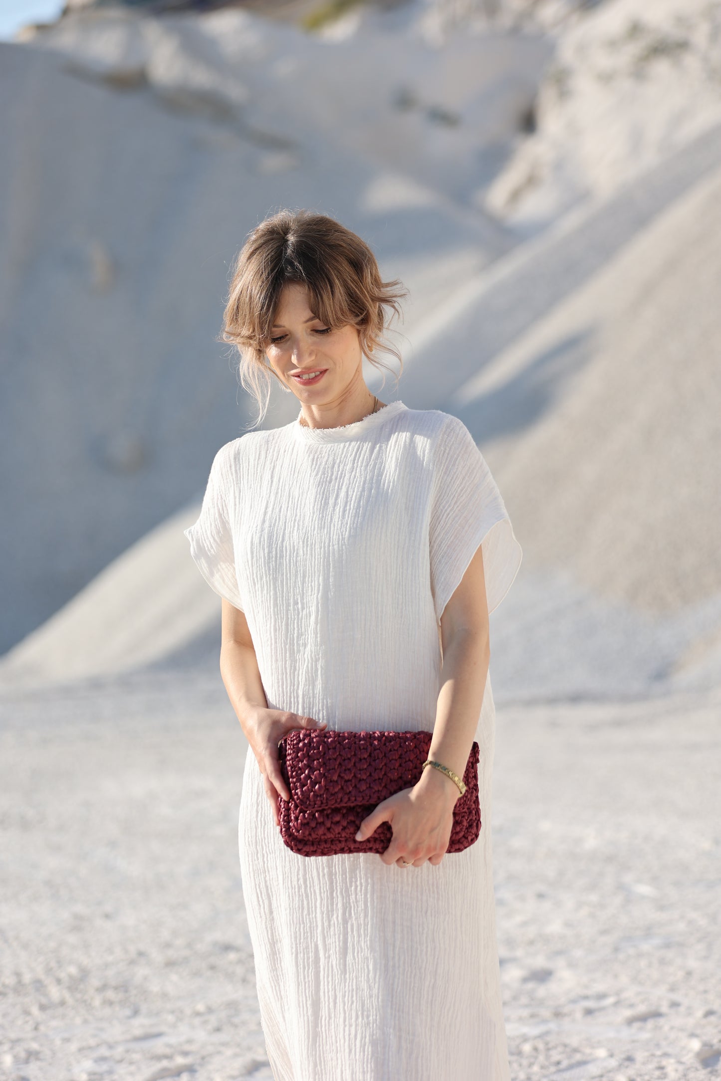 Baguette Bag Burgundy