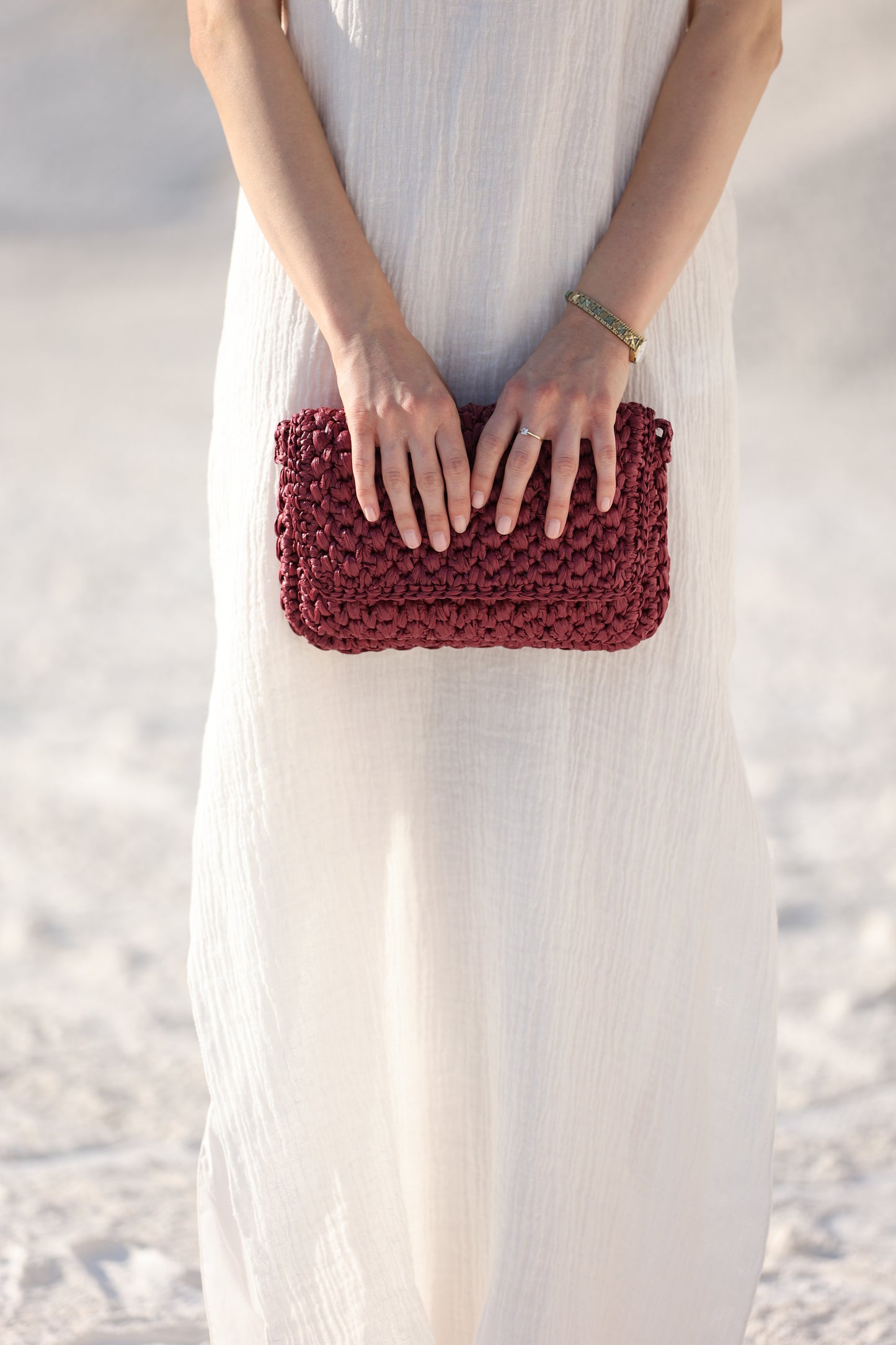 Baguette Bag Burgundy