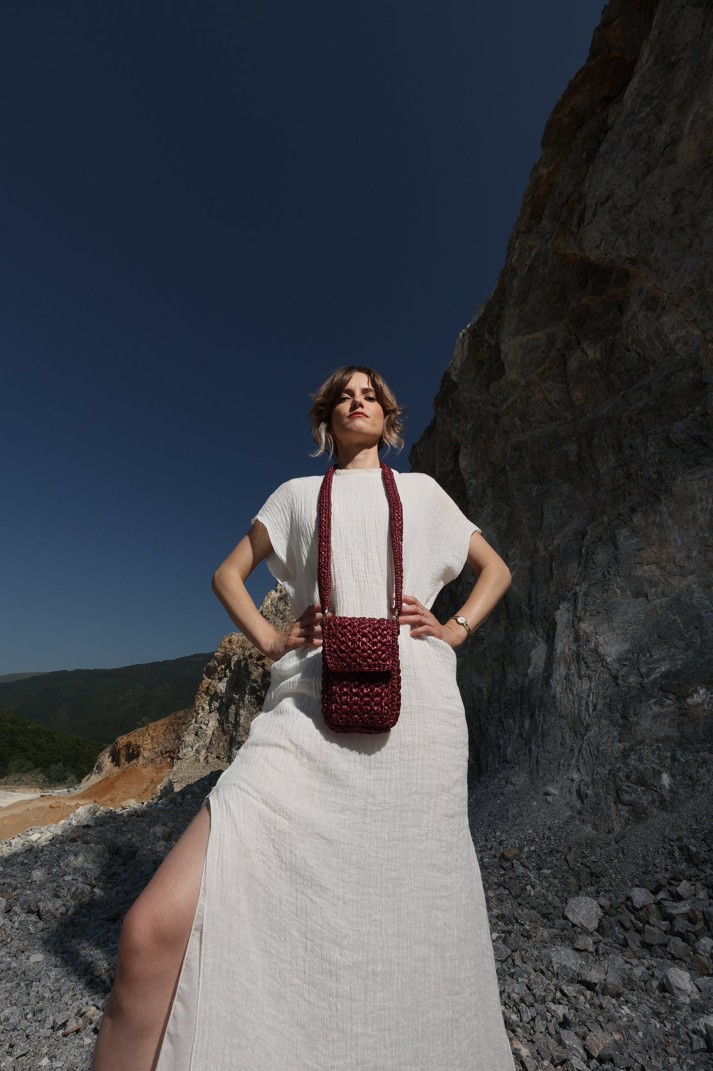 Phone Bag Burgundy