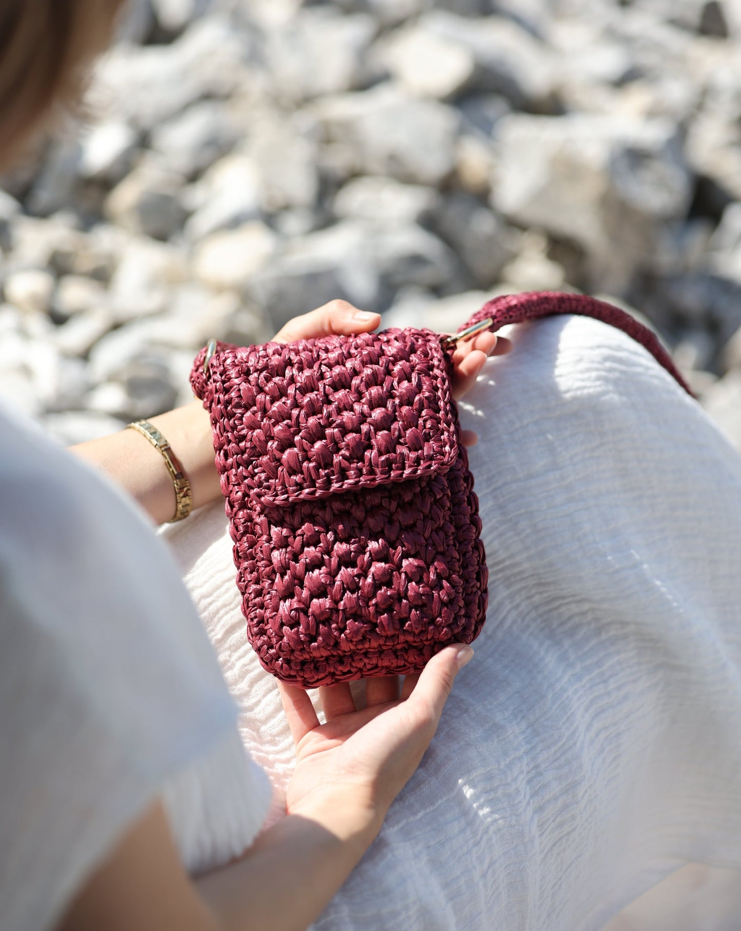 Phone Bag Burgundy