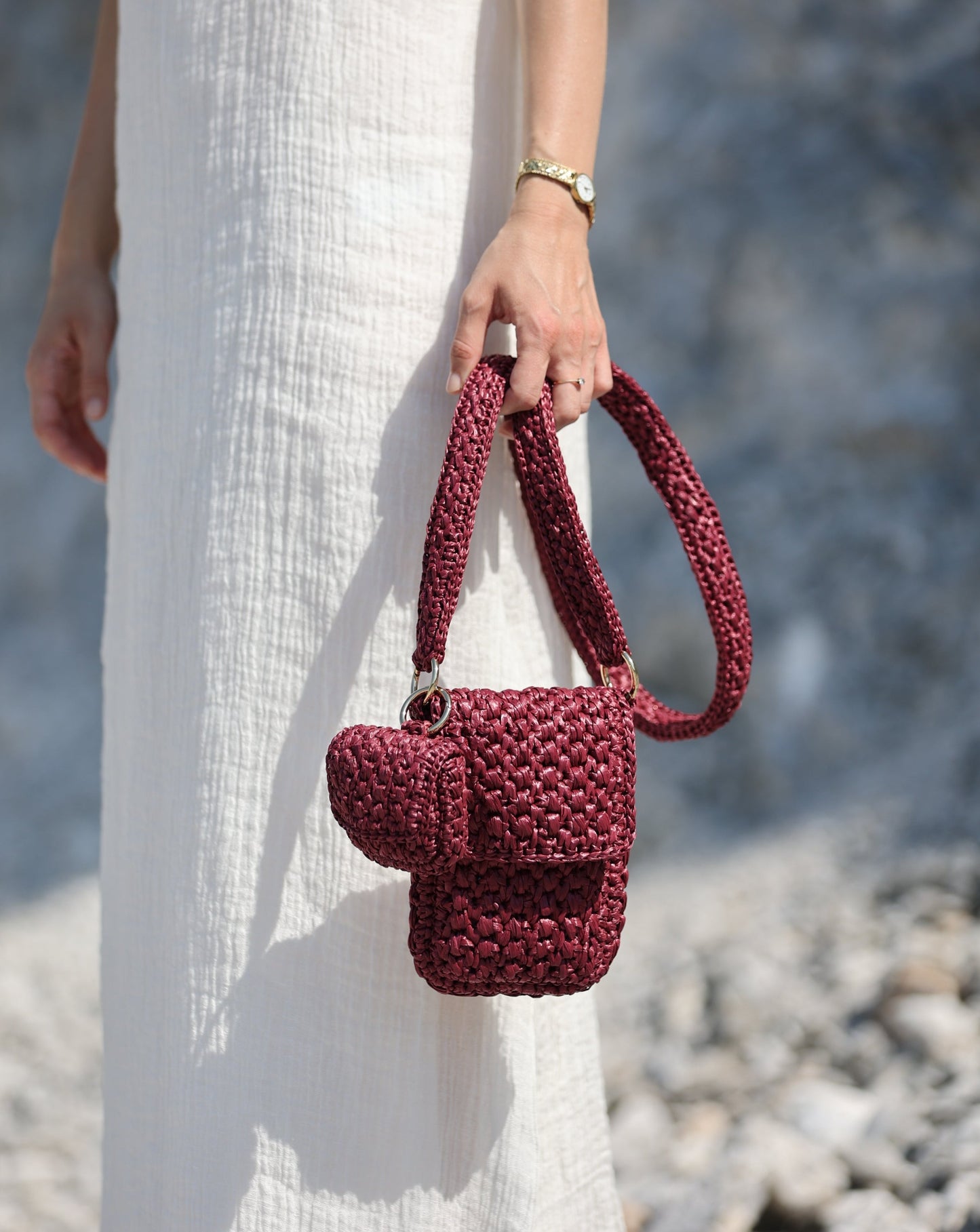 Phone Bag Burgundy