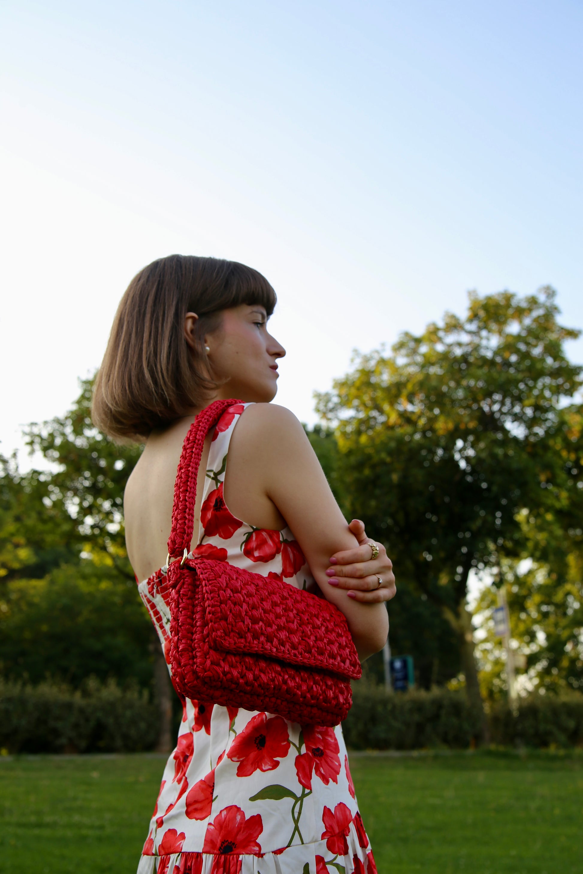 Baguette Bag Red