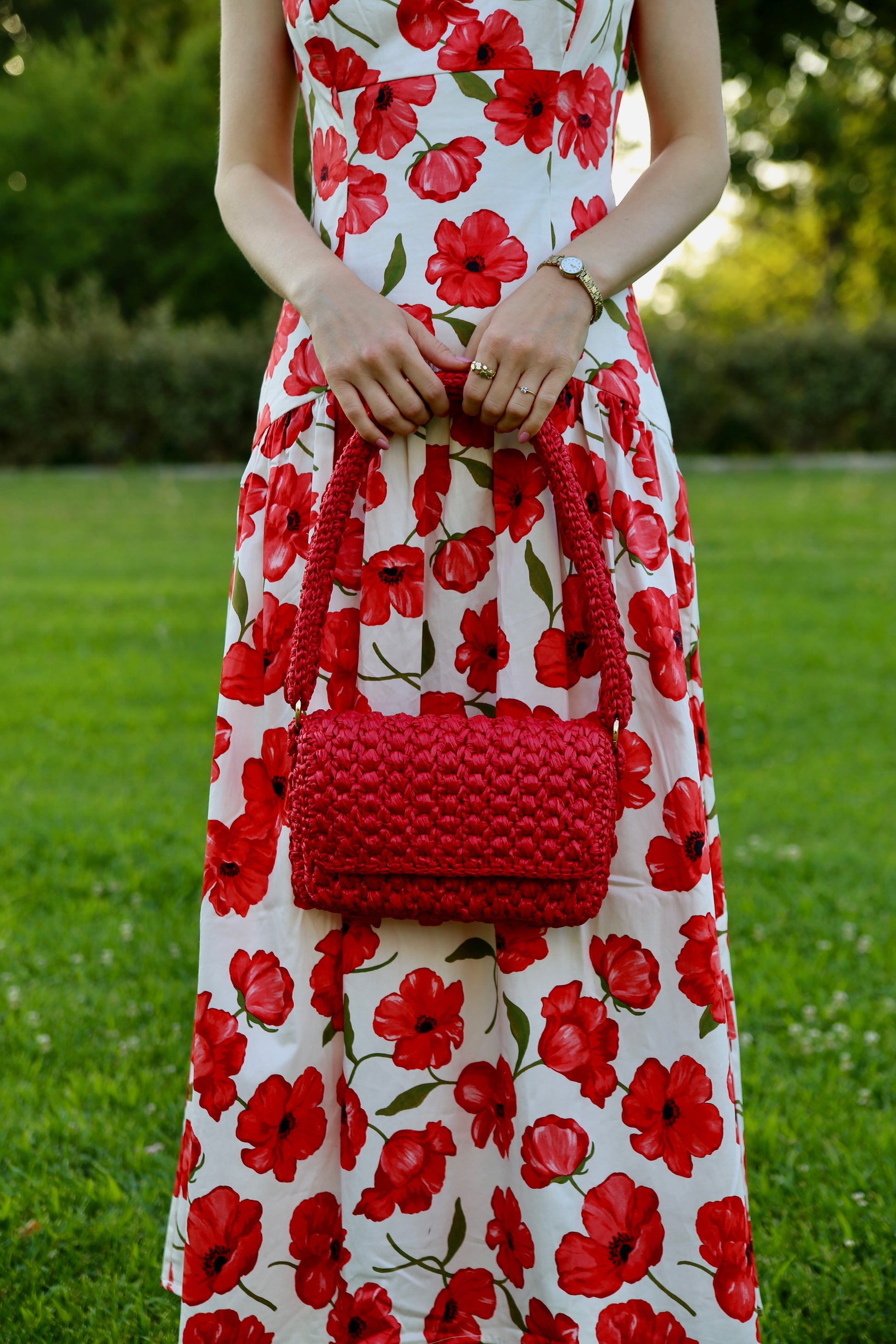 Baguette Bag Red