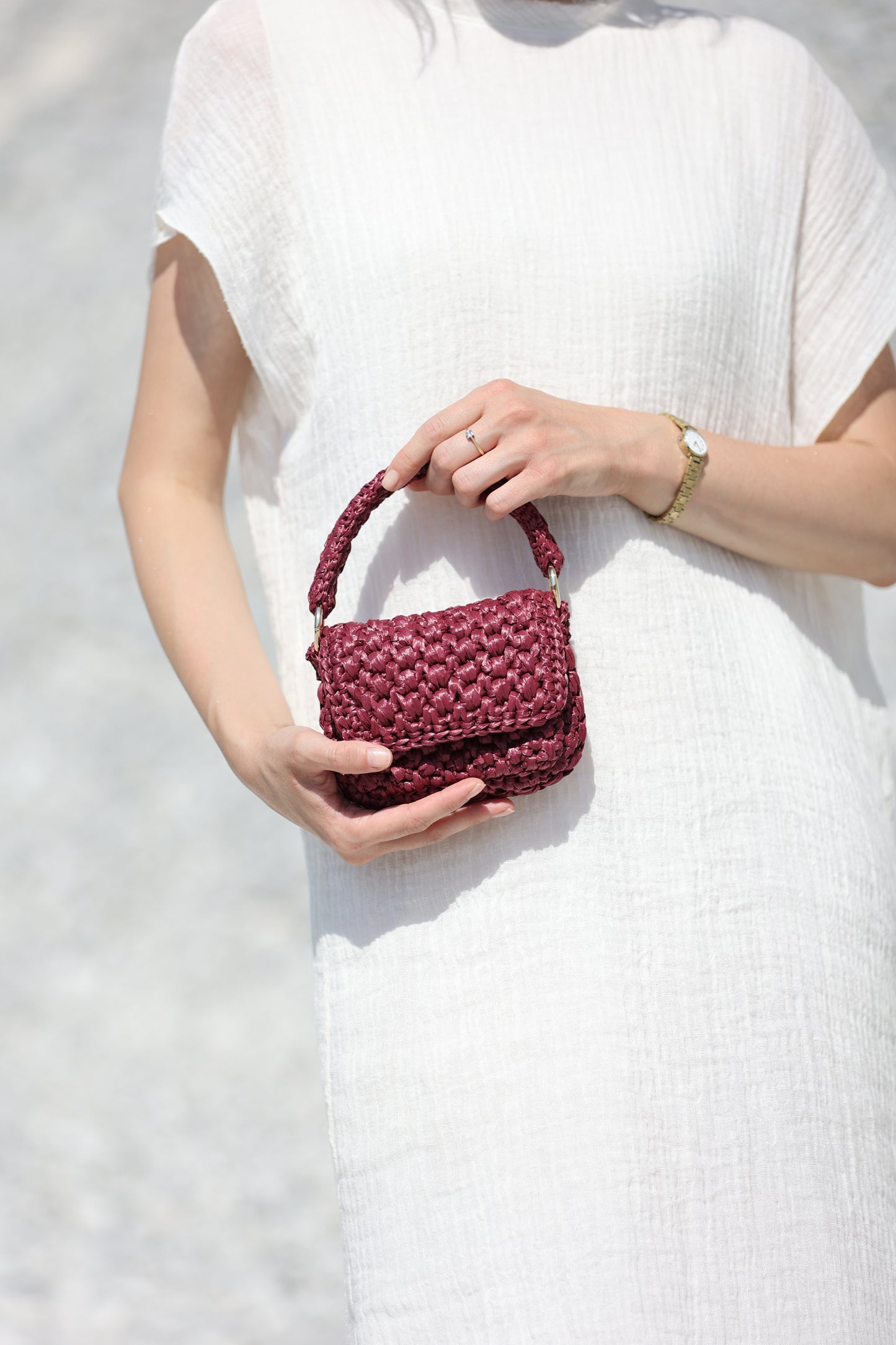 Micro Bag Burgundy